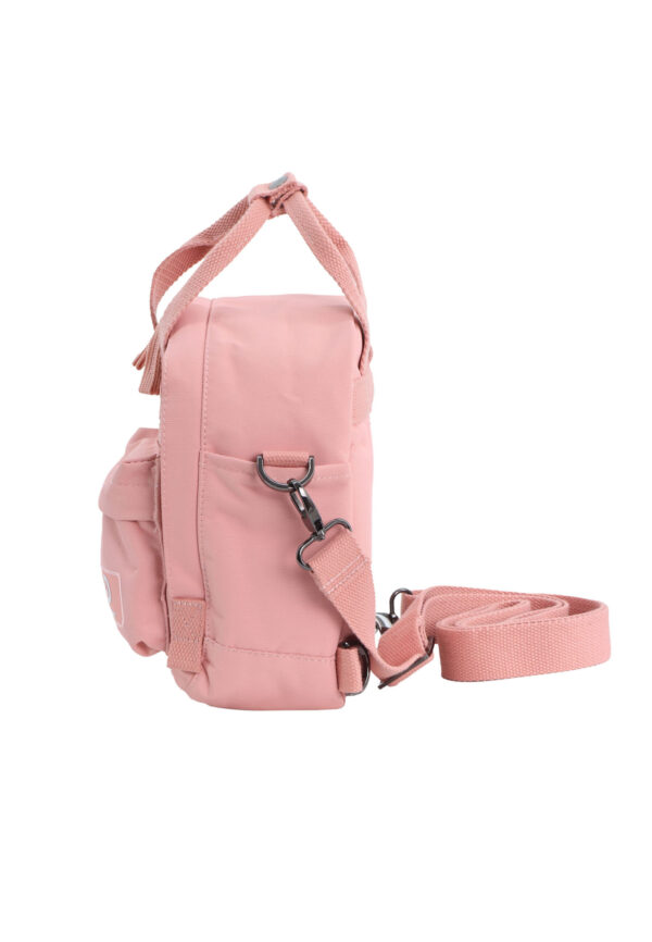 Shoulder bag with handle pink